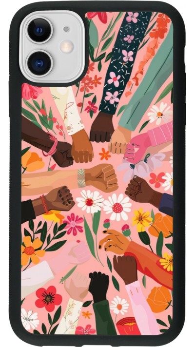 Coque iPhone 11 - Silicone rigide noir Womens day 2026 8