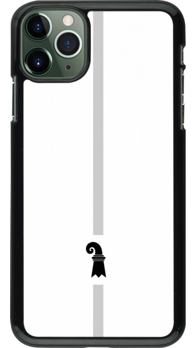 iPhone 11 Pro Max Case Hülle - Kanton BS weiss