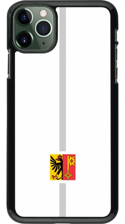 iPhone 11 Pro Max Case Hülle - Kanton GE weiss