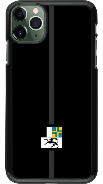 iPhone 11 Pro Max Case Hülle - Kanton GR schwarz
