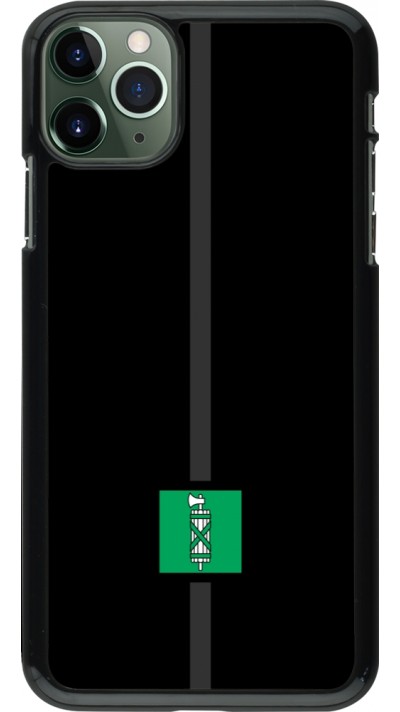 iPhone 11 Pro Max Case Hülle - Kanton SG schwarz