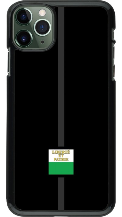 iPhone 11 Pro Max Case Hülle - Kanton VD schwarz
