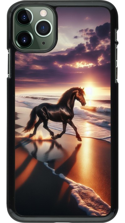 iPhone 11 Pro Max Case Hülle - Pferd majestätisch Strand