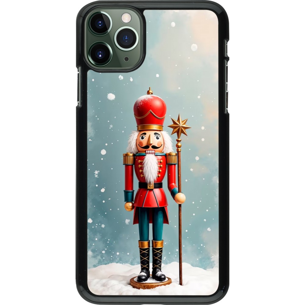 Coque iPhone 11 Pro Max - Christmas 25 Nutcracker Snow