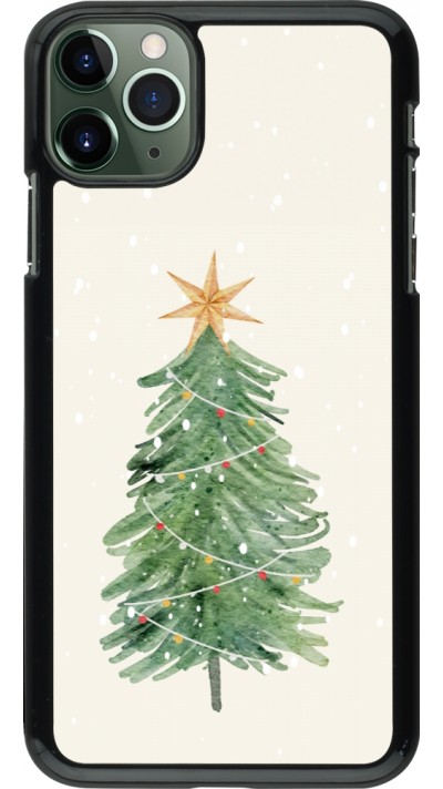 Coque iPhone 11 Pro Max - Christmas 25 Sketch Tree