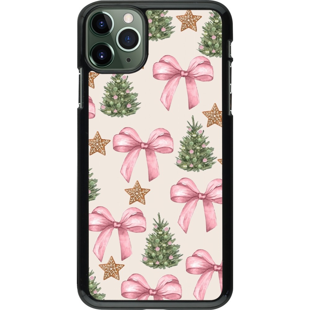 Coque iPhone 11 Pro Max - Christmas 25 Vintage Ribbons