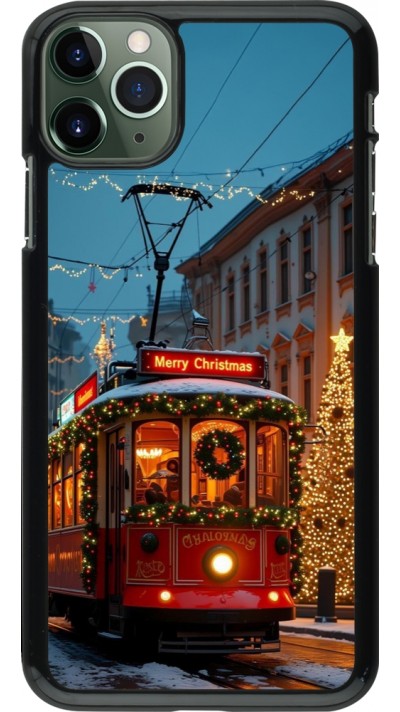 Coque iPhone 11 Pro Max - Christmas 25 Xmas Train
