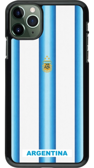Coque iPhone 11 Pro Max - Maillot de football Argentine 2026 personnalisable