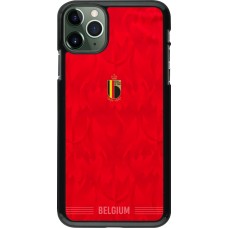 Coque iPhone 11 Pro Max - Maillot de football Belgique 2026 personnalisable