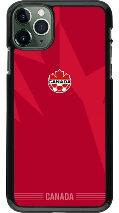 Coque iPhone 11 Pro Max - Maillot de football Canada 2026 personnalisable