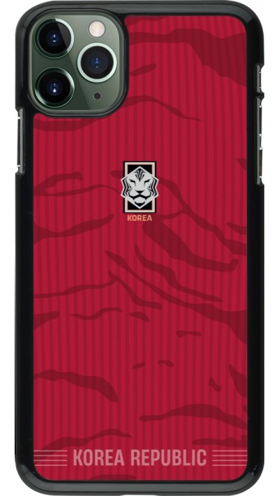 Coque iPhone 11 Pro Max - Maillot de football Corée du Sud 2026 personnalisable