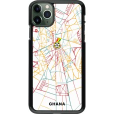 Coque iPhone 11 Pro Max - Maillot de football Ghana 2026 personnalisable