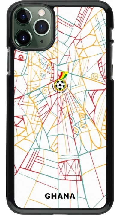 Coque iPhone 11 Pro Max - Maillot de football Ghana 2026 personnalisable