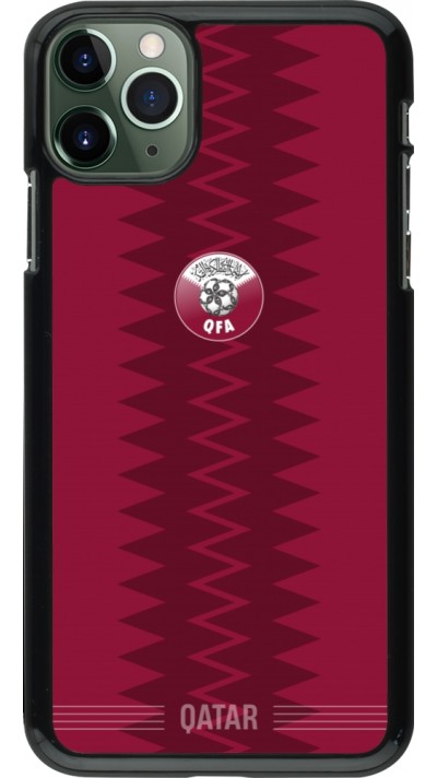 Coque iPhone 11 Pro Max - Maillot de football Qatar 2026 personnalisable