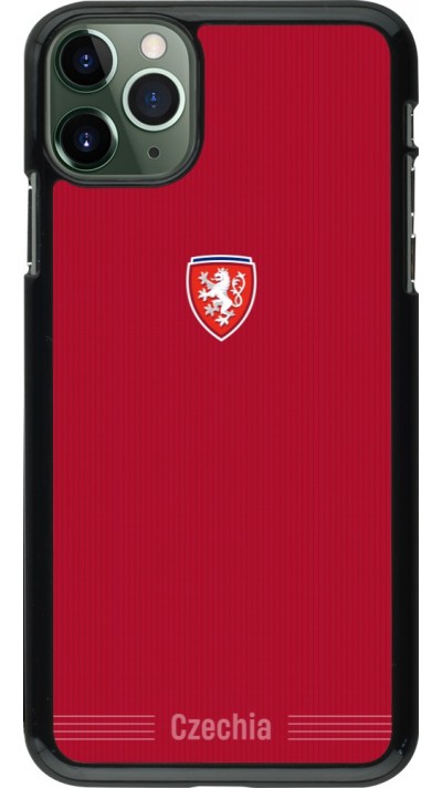 Coque iPhone 11 Pro Max - Maillot de football Répuplique Tchèque 2026 personnalisable