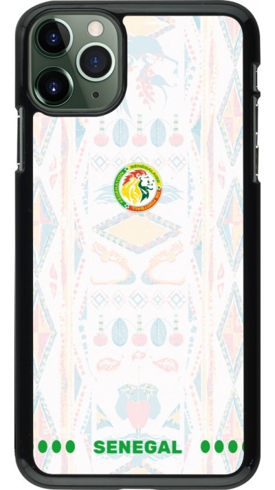 Coque iPhone 11 Pro Max - Maillot de football Sénégal 2026 personnalisable