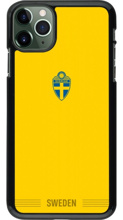 Coque iPhone 11 Pro Max - Maillot de football Suède 2026 personnalisable