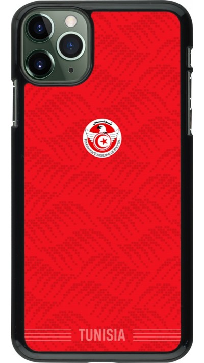 Coque iPhone 11 Pro Max - Maillot de football Tunisie 2026 personnalisable