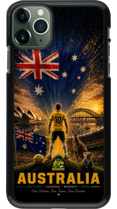 Coque iPhone 11 Pro Max - Football Australie splash 2026