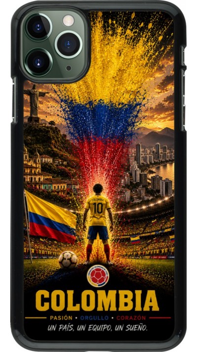Coque iPhone 11 Pro Max - Football Colombie splash 2026