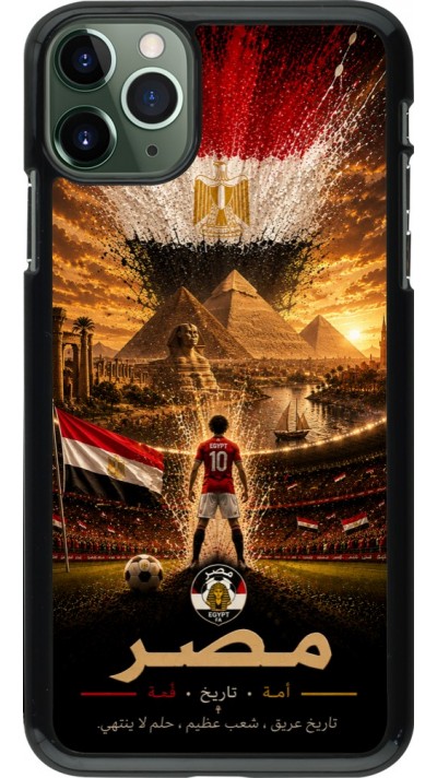 Coque iPhone 11 Pro Max - Football Égypte splash 2026