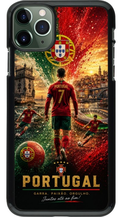 Coque iPhone 11 Pro Max - Football Portugal splash 2026