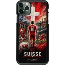 Coque iPhone 11 Pro Max - Football Suisse splash 2026