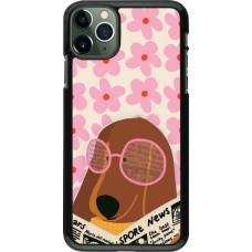 Coque iPhone 11 Pro Max - Dog with newspaper 2026