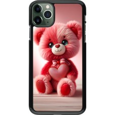 Coque iPhone 11 Pro Max - Valentine 2024 Ourson rose