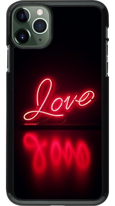 Coque iPhone 11 Pro Max - Valentine 2025 Neon Love