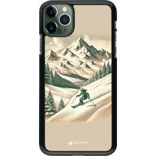 Coque iPhone 11 Pro Max - Vintage Ski Mountain
