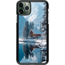 Coque iPhone 11 Pro Max - Winter 25 Winter house forest day