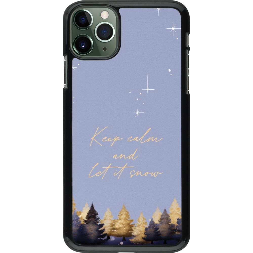Coque iPhone 11 Pro Max - Winter 25 Winter illustration of trees