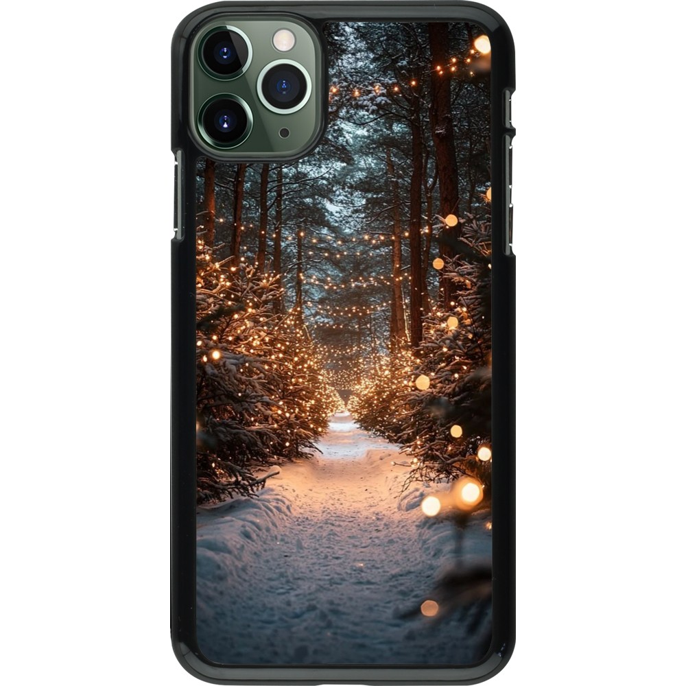 Coque iPhone 11 Pro Max - Winter 25 Winter snowy road