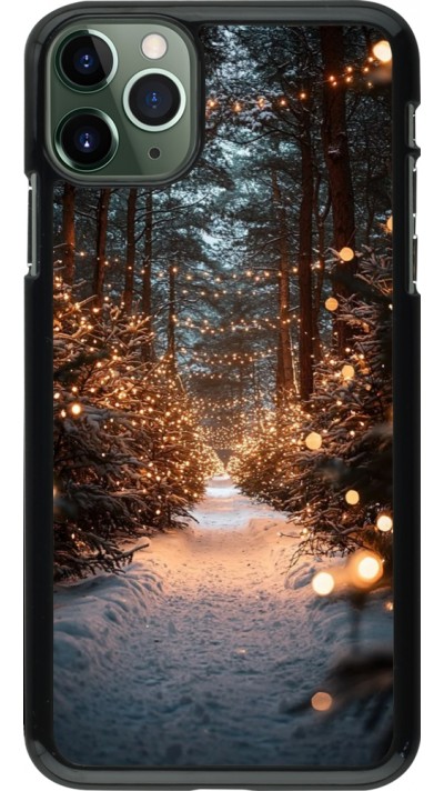 Coque iPhone 11 Pro Max - Winter 25 Winter snowy road