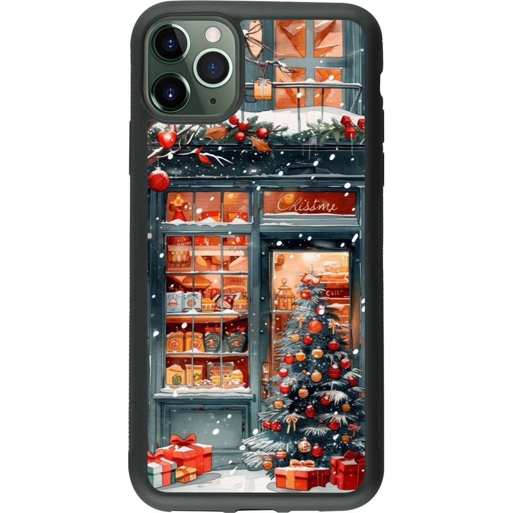 iPhone 11 Pro Max Case Hülle - Silikon schwarz Christmas 25 Xmas Shop