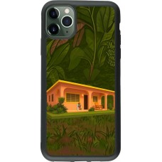 Coque iPhone 11 Pro Max - Silicone rigide noir Benitos house DTMF