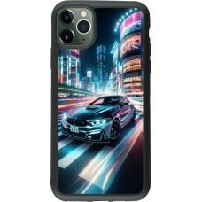 iPhone 11 Pro Max Case Hülle - Silikon schwarz BMW M4 Tokio Nacht