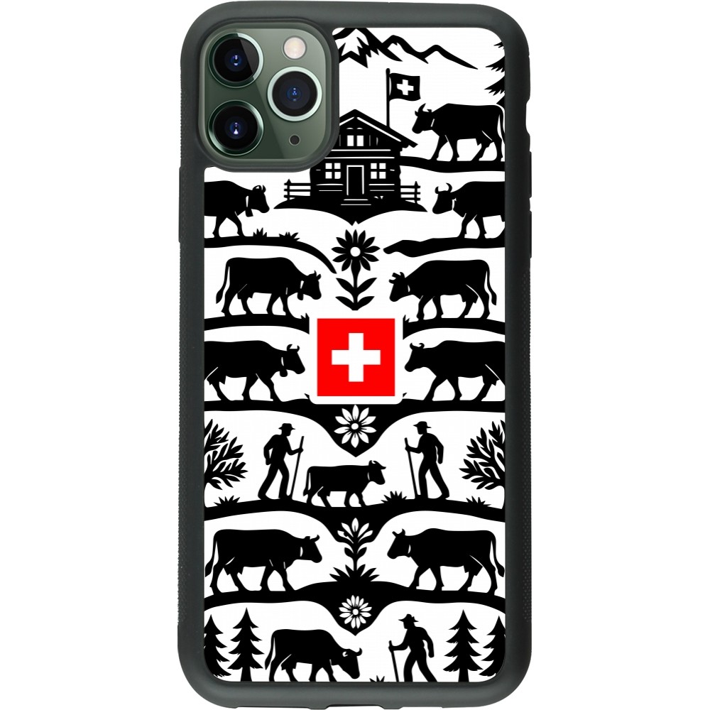 iPhone 11 Pro Max Case Hülle - Silikon schwarz Poya Schweiz 3