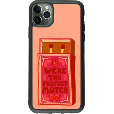 Coque iPhone 11 Pro Max - Silicone rigide noir Saint Valentines Day 26 Perfect Match