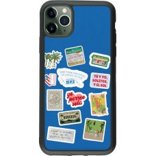 Coque iPhone 11 Pro Max - Silicone rigide noir Seals of the Dominican Republic DTMF