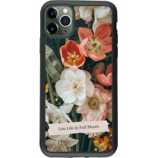 Coque iPhone 11 Pro Max - Silicone rigide noir Full Bloom 2026