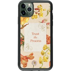 Coque iPhone 11 Pro Max - Silicone rigide noir Trust the process 2026