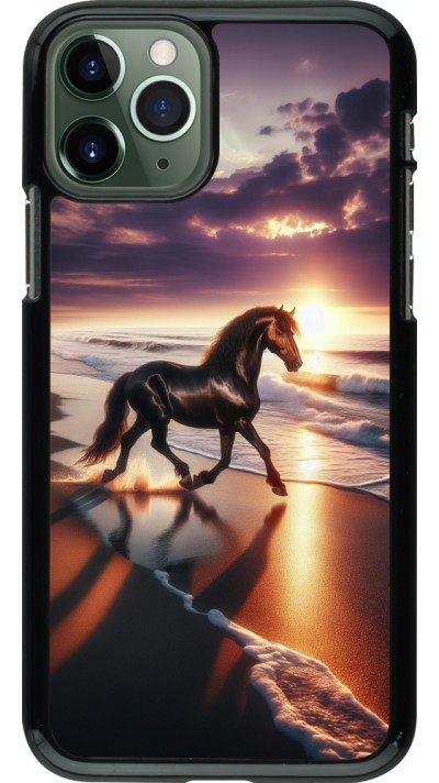 iPhone 11 Pro Case Hülle - Pferd majestätisch Strand