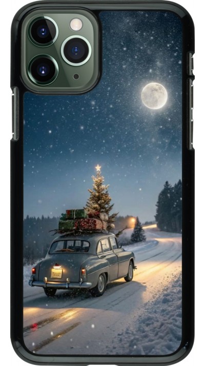 Coque iPhone 11 Pro - Christmas 25 Car with Tree Xmas
