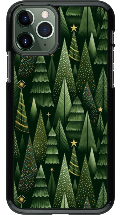 Coque iPhone 11 Pro - Christmas 25 Pattern Xmas Tree