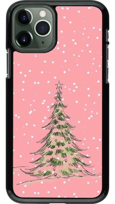 Coque iPhone 11 Pro - Christmas 25 Pink Tree