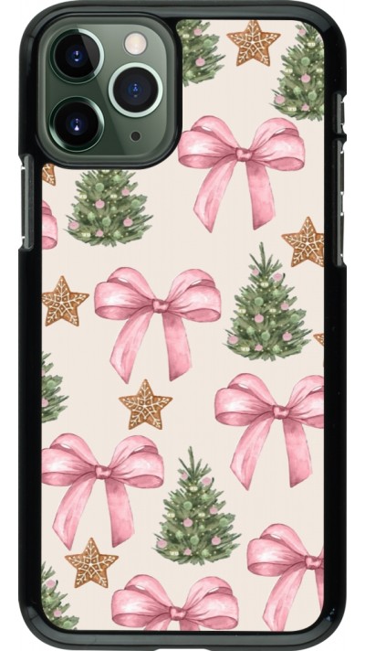 Coque iPhone 11 Pro - Christmas 25 Vintage Ribbons