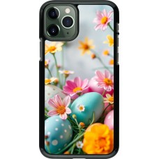 Coque iPhone 11 Pro - Easter 2026 Eggs with flowers