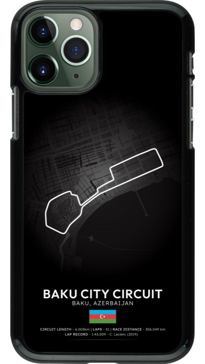 Coque iPhone 11 Pro - F1 Track 2025 Azerbaijan